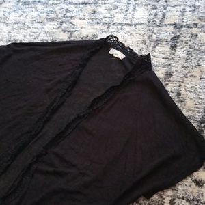 Black cardigan